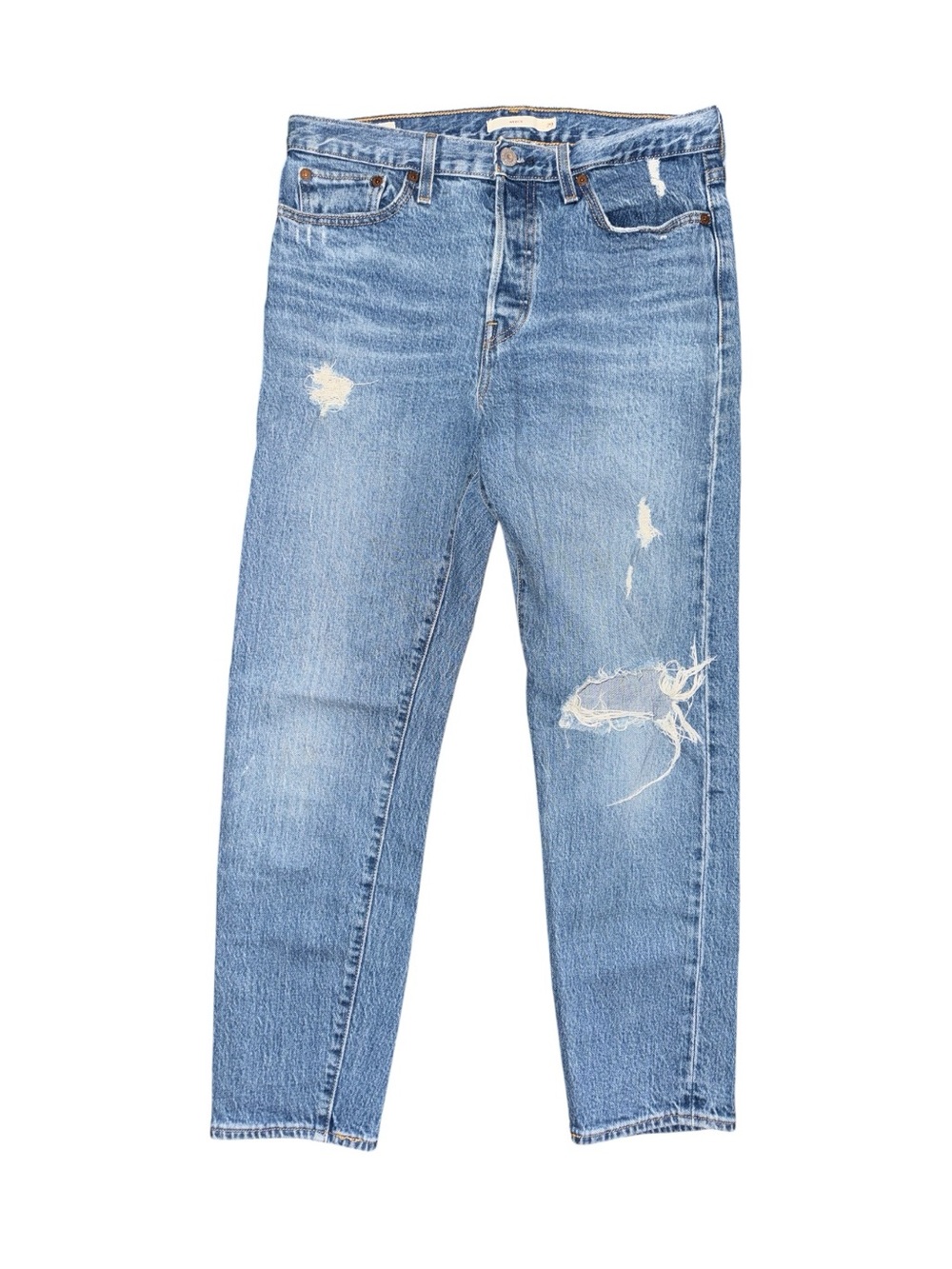Levi’s Wedgie Light Blue Distressed High-Rise Women’s Size 29 Jeans Denim Pants